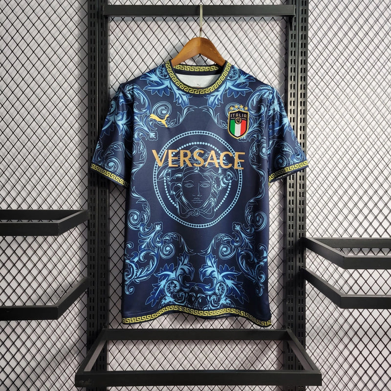 Camisa Itália x Versace 23/24 - Puma Torcedor Masculina - Lançamento