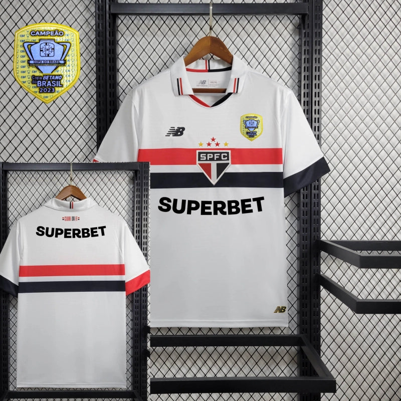 Camisa São Paulo Titular 24/25 - NB Torcedor Masculina - Lançamento