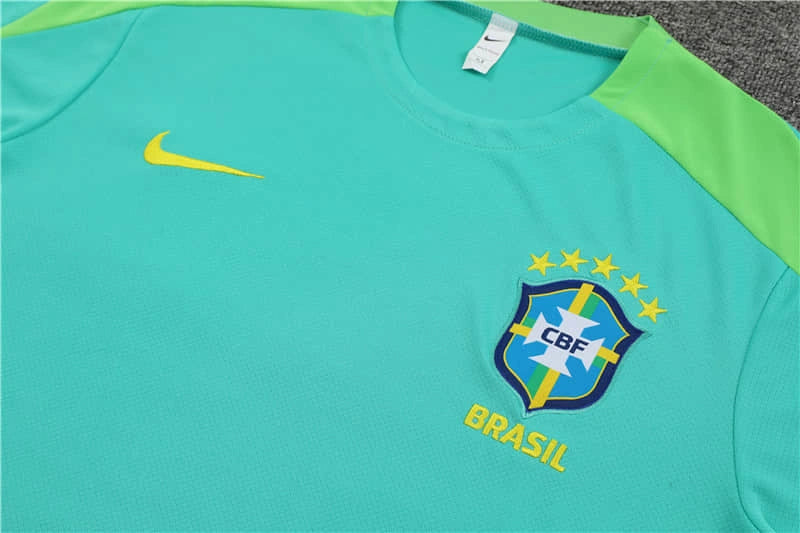 Conjunto de Treino Brasil 24/25 Copa América - Verde Menta - Lançamento