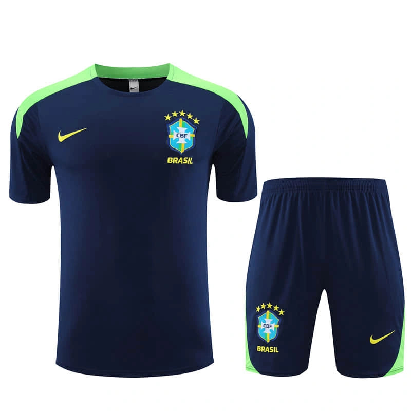 Conjunto de Treino Brasil 24/25 Copa América - Azul Marinho - Lançamento