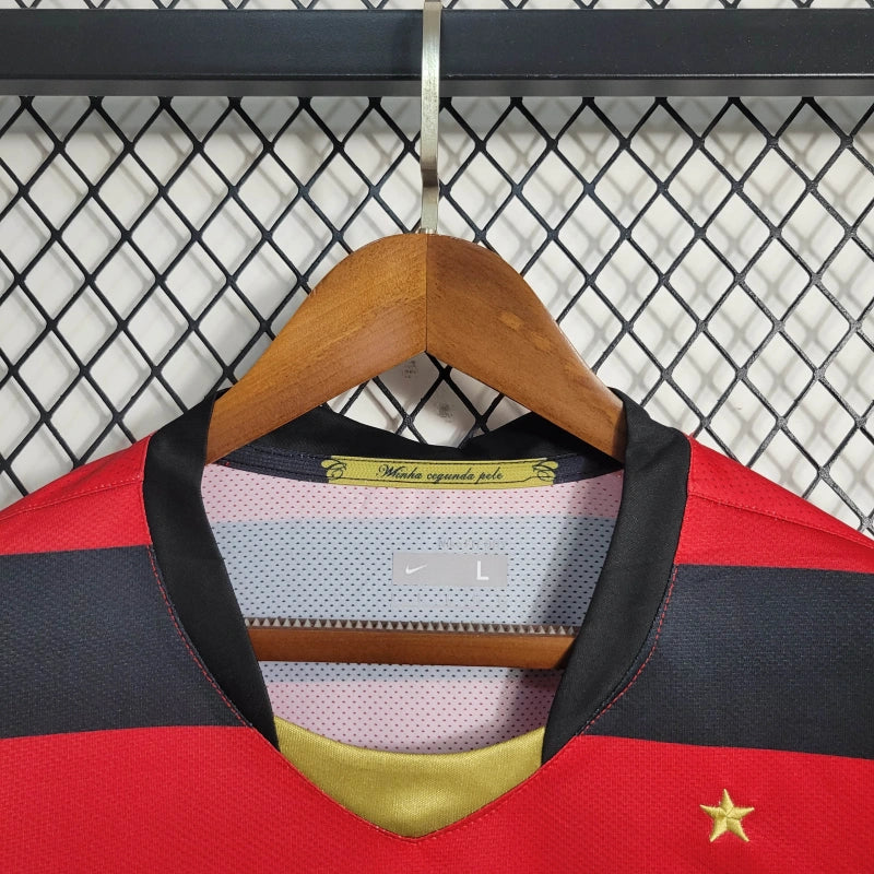 Camisa Flamengo Titular 08/09 - Versão Retro - Manga Comprida