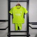 Kit Infantil Real Madrid Goleiro 23/24 - Verde
