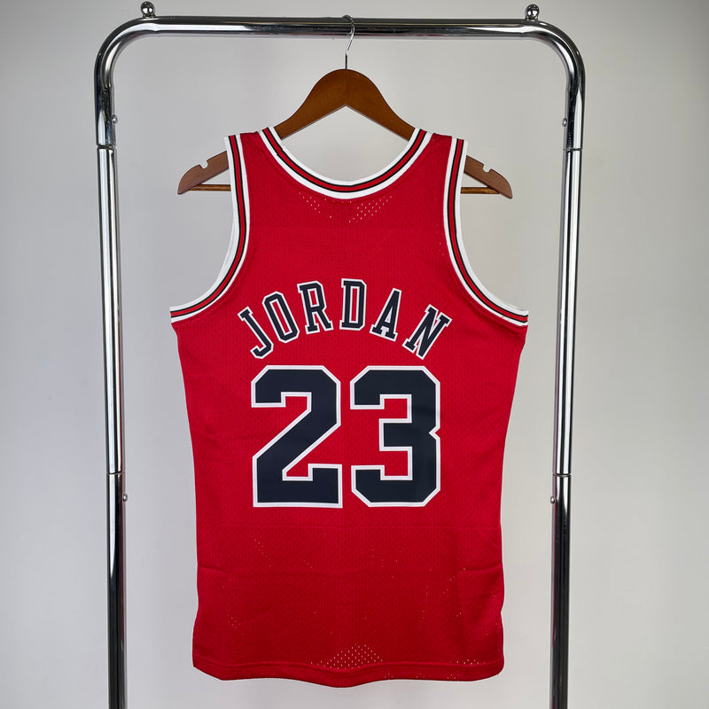 Regata NBA Chicago Bulls 97/98 - Red Hardwood - M&Ness