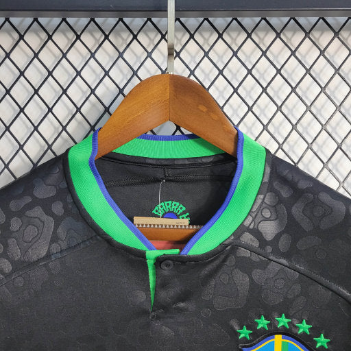 Camisa Brasil Leopardo Negro 22/23 - Nike Torcedor Masculina
