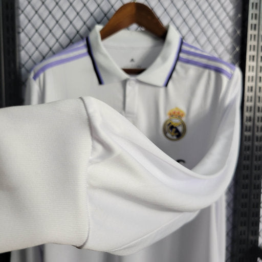 Camisa Real Madrid Titular 22/23 - Adidas Torcedor Masculina - Manga Comprida