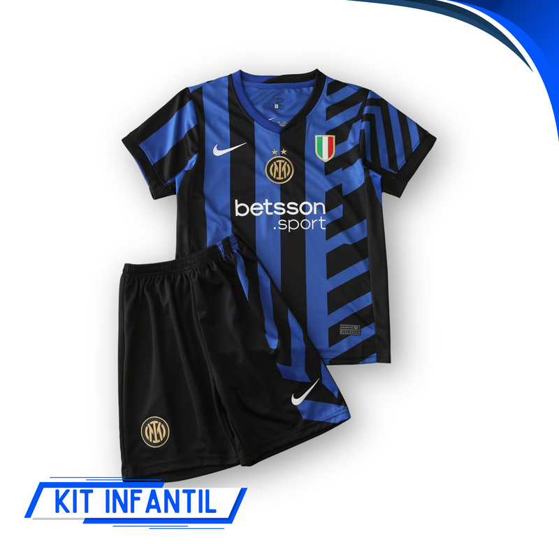 Kit Infantil Inter de Milão Home 24/25 - Lançamento