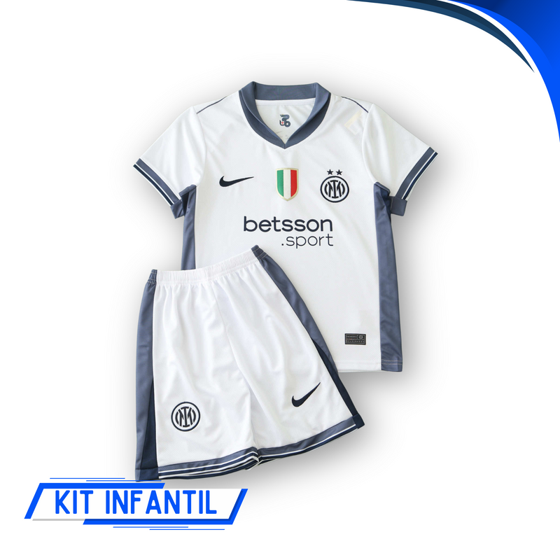 Kit Infantil Inter de Milão Away 24/25 - Lançamento