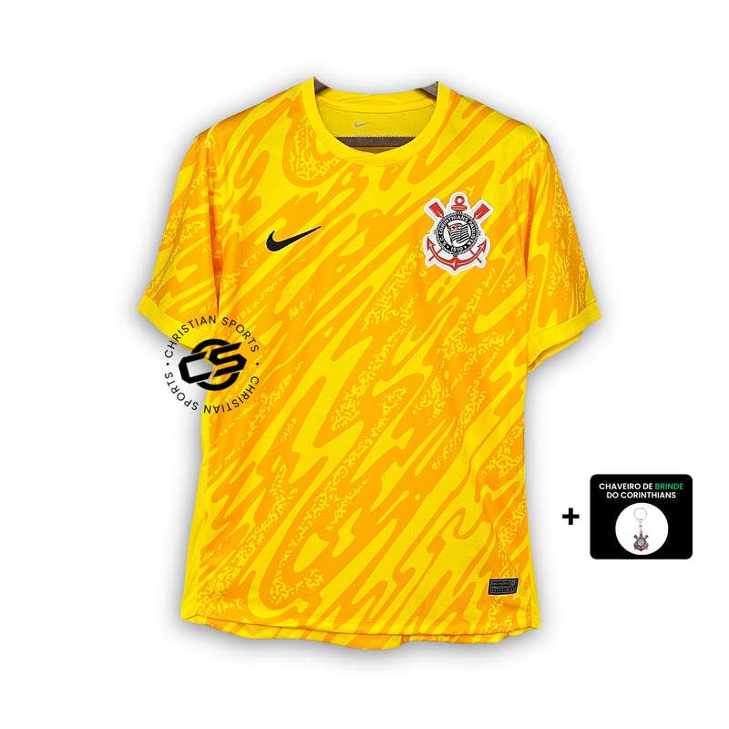 Camisa Corinthians Goleiro 24/25 Amarelo - Nike Torcedor - Lançamento