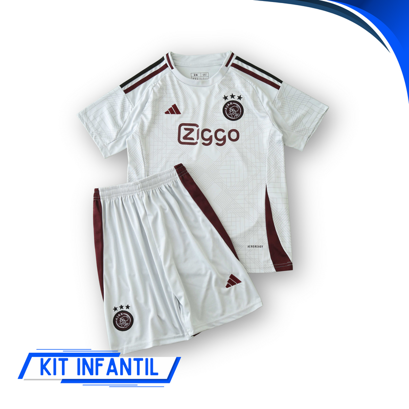 Kit Infantil Ajax Third 24/25 - Lançamento