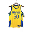 Regata NBA Brasil Olimpíadas 2024 Amarelo - Nike