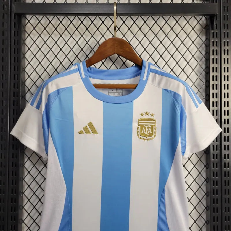 Camisa Argentina Home 24/25 Copa América - Versão Feminina - Lançamento