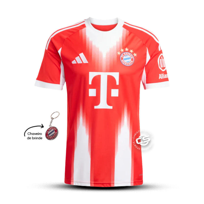Camisa Bayern de Munique Home 25/26 - Adidas Torcedor Masculina - Lançamento