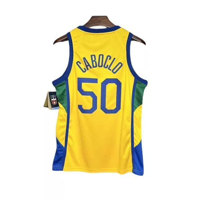 Regata NBA Brasil Olimpíadas 2024 Amarelo - Nike