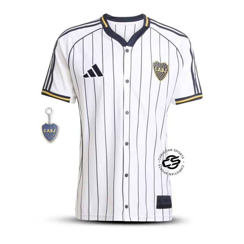Camisa Boca Juniors Baseball US 25/26 - Adidas Torcedor - Lançamento