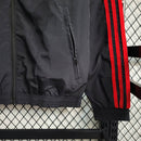 Jaqueta Corta Vento Flamengo Reversível 23/24 - Lançamento - Rubro Negro