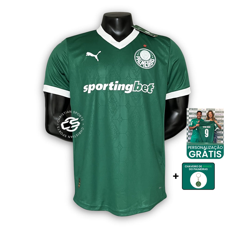 Camisa Palmeiras Home 25/26 - Puma Jogador Masculina - Lançamento