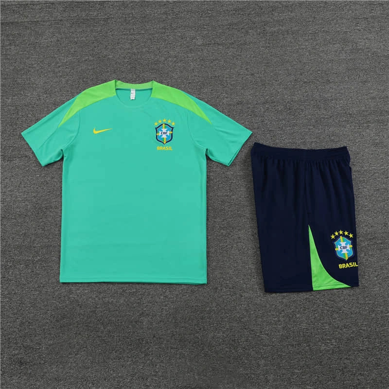 Conjunto de Treino Brasil 24/25 Copa América - Verde Menta - Lançamento