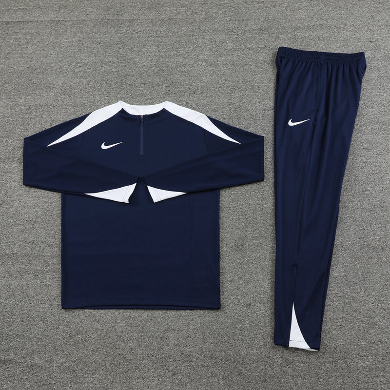 Conjunto de Treino Nike Dri-Fit 24/25 - Azul Marinho - Lançamento