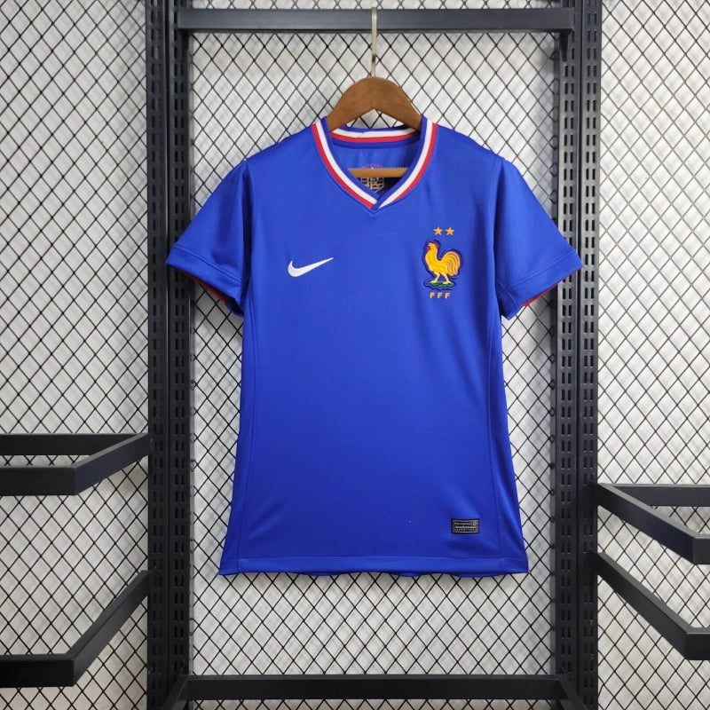 Camisa França Home 24/25 Euro - Versão Feminina - Lançamento