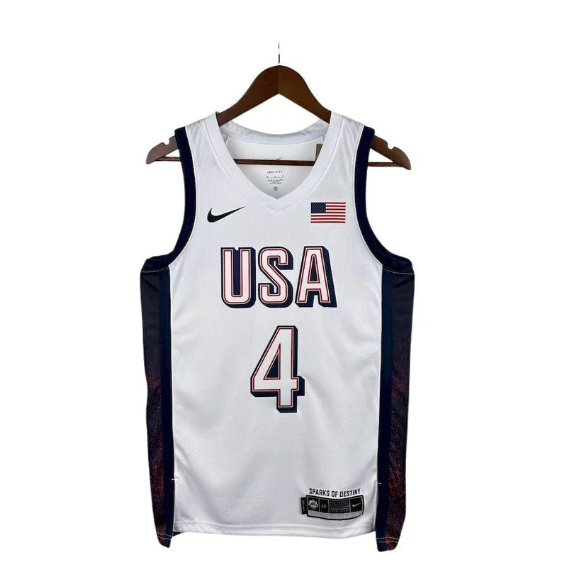 Regata NBA EUA Olimpíadas 2024 Branco - Nike