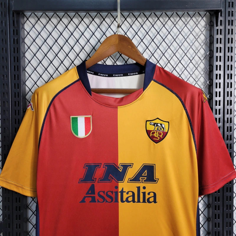 Camisa Roma Home 01/02  - Versão Retro