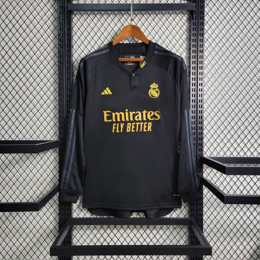 Camisa Real Madrid Alternativo 23/24 - Adidas Torcedor Masculina - Manga Comprida