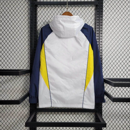 Jaqueta Corta Vento Treino Real Madrid 23/24 - Branco