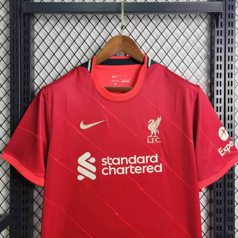 Camisa Liverpool Home 21/22 - Nike Torcedor Masculina - Lançamento