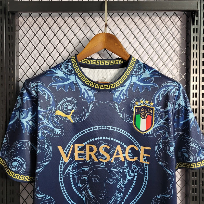 Camisa Itália x Versace 23/24 - Puma Torcedor Masculina - Lançamento
