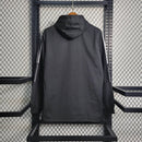 Jaqueta Corta Vento Flamengo 22/23 - Lançamento - Preto e Branco