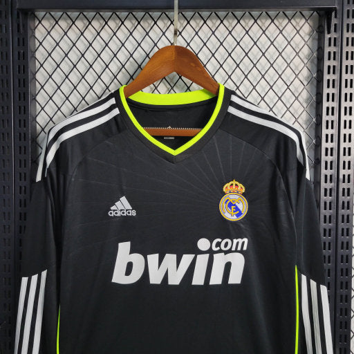 Camisa Real Madrid Reserva 10/11 - Versão Retro Manga Comprida