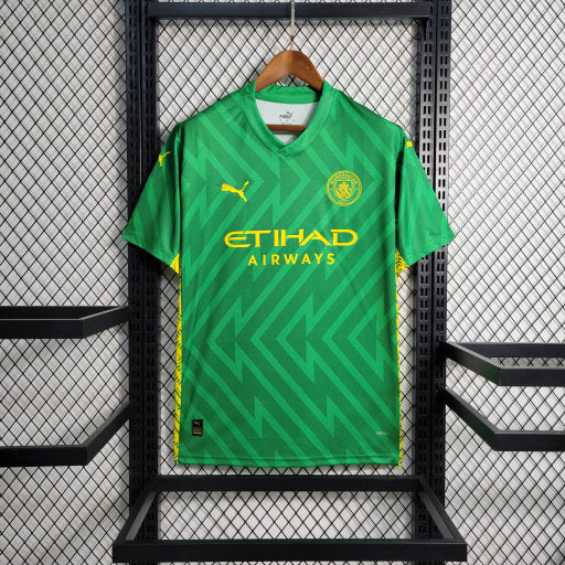Camisa Manchester City Goleiro II 23/24 - Puma Torcedor Masculina - Verde