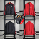 Jaqueta Corta Vento Flamengo Reversível 23/24 - Lançamento - Rubro Negro