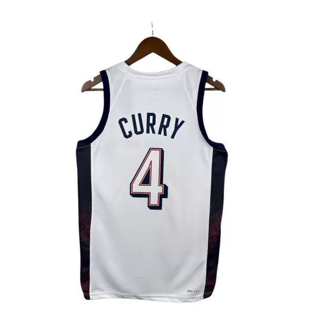 Regata NBA EUA Olimpíadas 2024 Branco - Nike