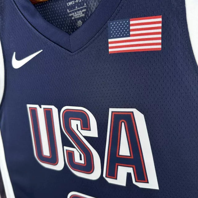 Regata NBA EUA Olimpíadas 2024 Azul - Nike