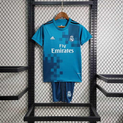 Kit Infantil Real Madrid Third 17/18 - Retro
