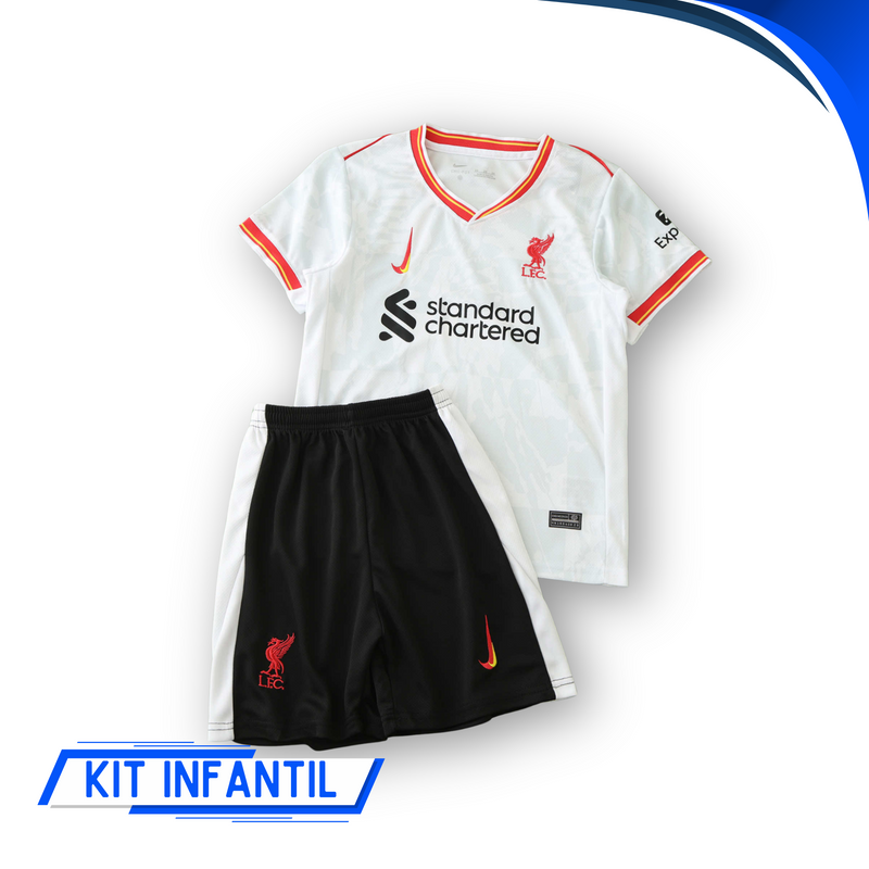 Kit Infantil Liverpool Third 24/25 - Lançamento