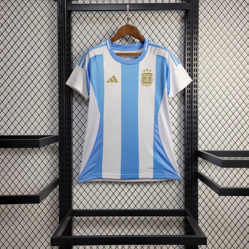 Camisa Argentina Home 24/25 Copa América - Versão Feminina - Lançamento