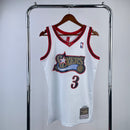 Regata NBA Philadelphia 76ers White 97/98 - Iverson 3 - Mitchell & Ness