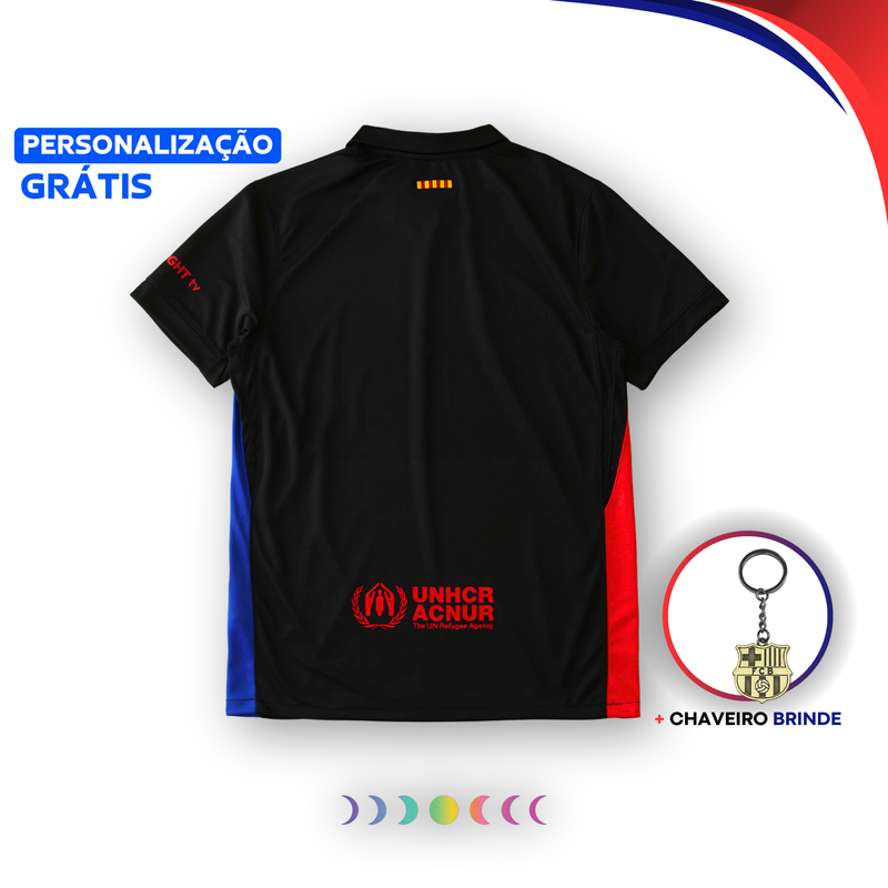 Camisa Barcelona Away x Coldplay 24/25 - Nike Torcedor Masculina - Lançamento