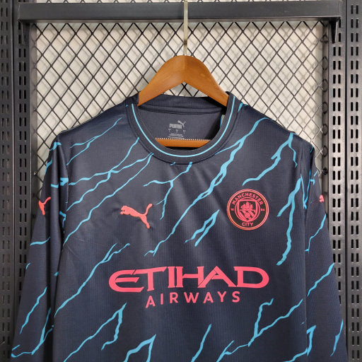 Camisa Manchester City Third 23/24 - Versão Manga Comprida