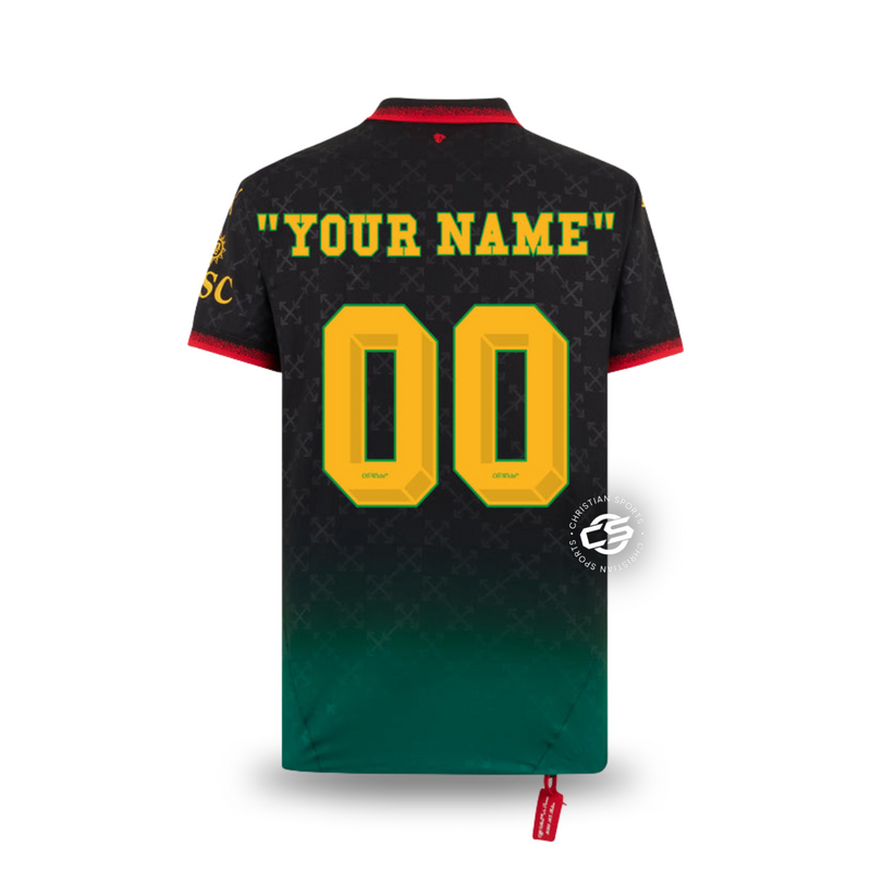 Camisa AC Milan x Off White 25/26 - Torcedor Masculina - Lançamento