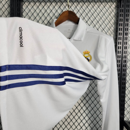 Camisa Real Madrid Home 16/17 - Versão Retro Manga Comprida