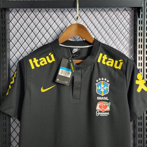 Polo de Viagem Brasil 22/23 - Nike Masculina - Preto