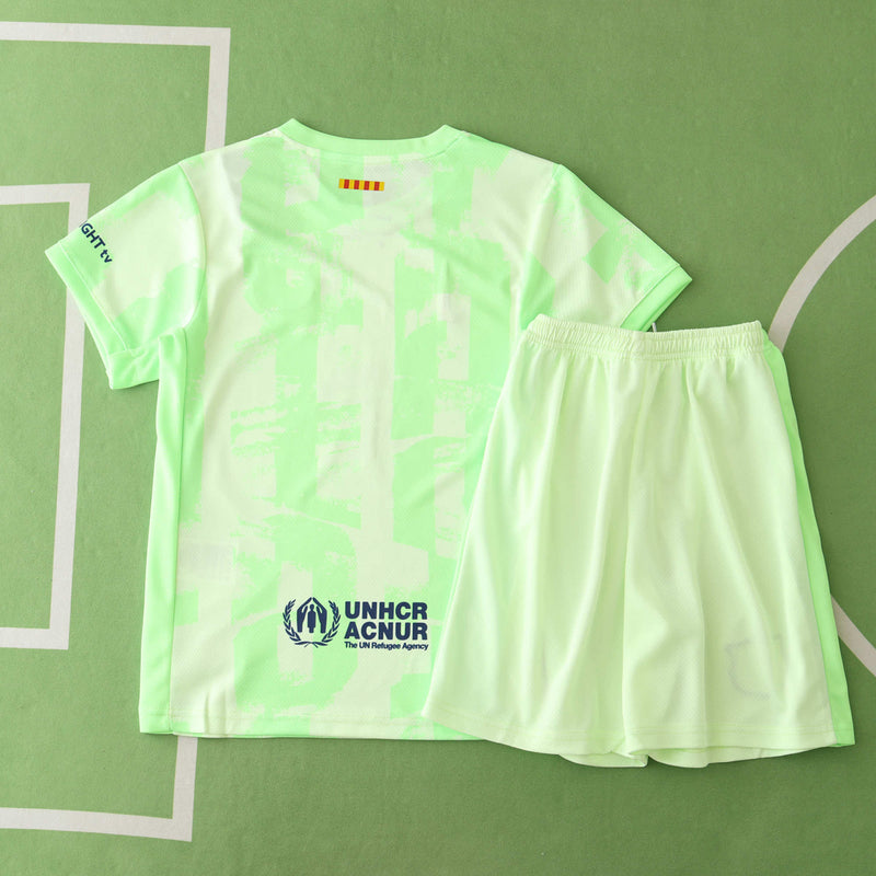 Kit Infantil Barcelona Third 24/25 - Lançamento
