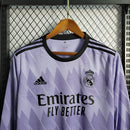 Camisa Real Madrid Reserva 22/23 - Adidas Torcedor Masculina - Manga Comprida