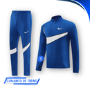 Conjunto de Treino Nike Dri-Fit Swoosh 24/25 - Azul Royal - Lançamento