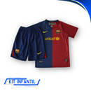 Kit Infantil Barcelona Home 08/09 - Retro