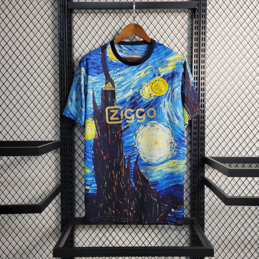 Camisa Ajax Van Gogh 23/24 - Adidas Torcedor Masculina - Lançamento
