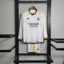 Kit Infantil Real Madrid Home 23/24 - Manga Comprida